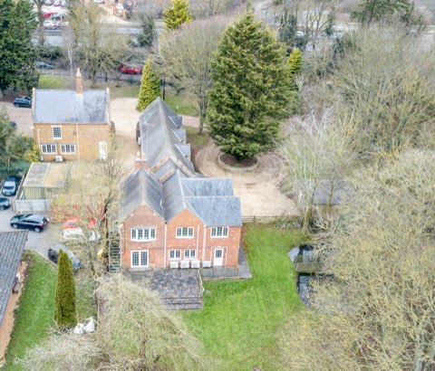 Aerial view of the Stone Lodge site